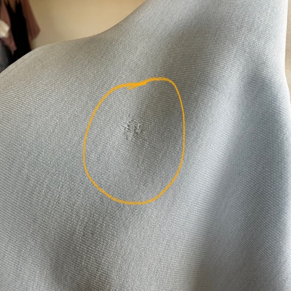 Lululemon Soft Streme Wrap Belted Sweater in Powder Blue Size M/L - Picture 15 of 16